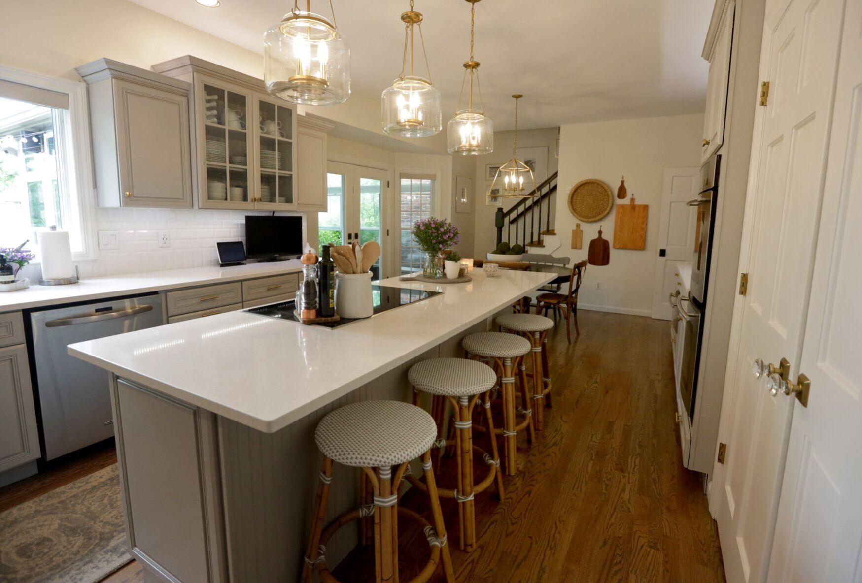 At home with Michelle and Chad Wiegmann in St. Charles
